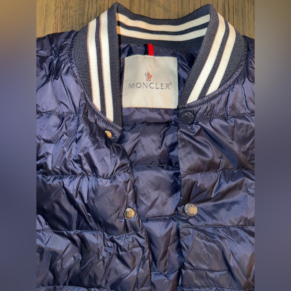 MONCLER MENS Longue Saison Jacket Coat Classe 1 baseball down - Picture 2 of 11